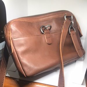 100% Genuine Leather/Cotton Lucky Brand Purse